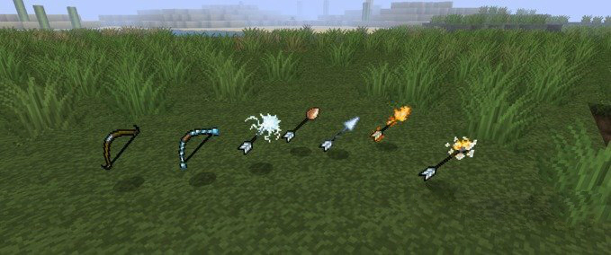 МОД ELEMENTAL ARROWS ДЛЯ MINECRAFT 1.5.2