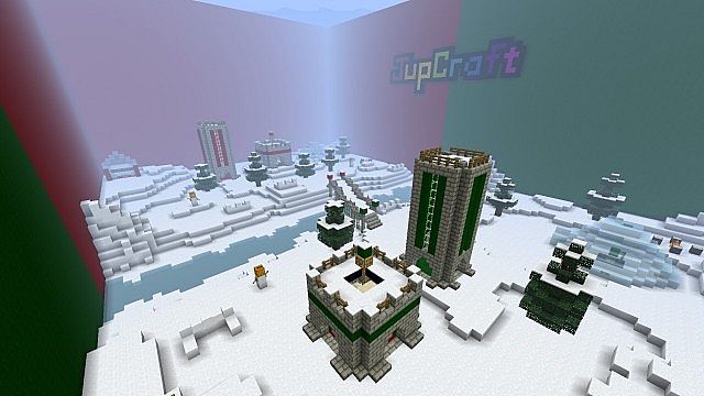 КАРТА CAPTURE THE FLAG WINTER ДЛЯ MINECRAFT