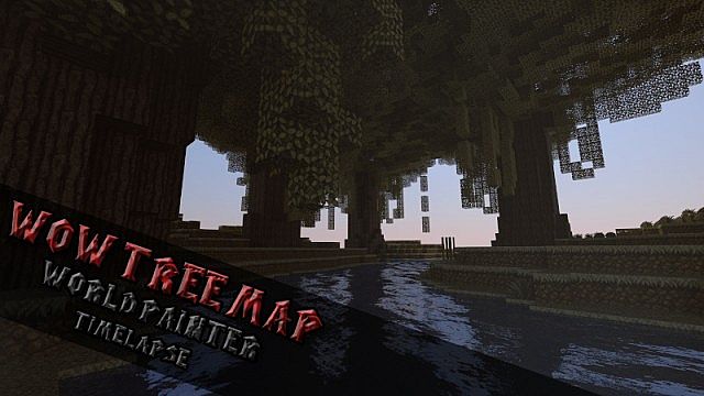 КАРТА WOW TREE MAP ATTEMPT 1 ДЛЯ MINECRAFT