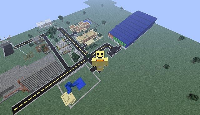 КАРТА CITY OF MODERN HOUSES ДЛЯ MINECRAFT